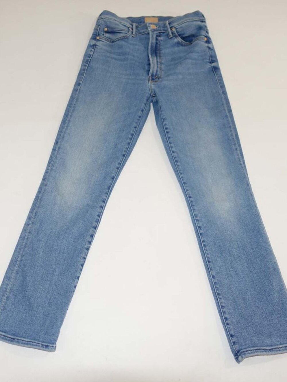 Mother Women's Swooner Rascal Ankle Jeans Size 28 High Rise Let's Trip Wash USA